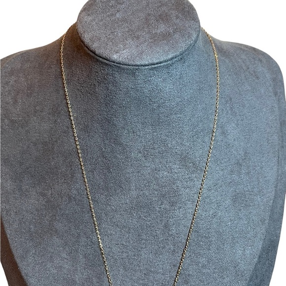 NWT L.A. Hearts Gold Tone Los Angeles Monogram Pendant Chain Necklace - Picture 5 of 8